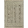 thumbnail image 1 of Momeni Bristol Hand Woven Wool and Cotton Geometric Ivory Area Rug 5' X 8', 1 of 10