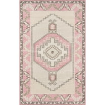 Momeni Traditional Rectangle Area Rug, Pink, 2' X 3'