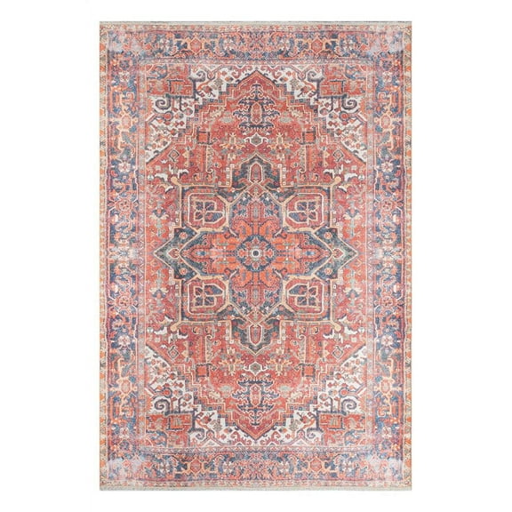 Momeni Traditional Rectangle Area Rug, Red, 2' X 3'