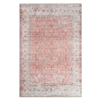 Momeni Traditional Rectangle Area Rug, Red, 5'6" X 8'6"