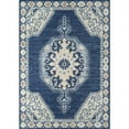 thumbnail image 1 of Momeni Anatolia Wool and Nylon Machine Made Navy Runner 2'3" X 7'6", 1 of 2