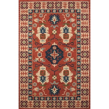 Momeni Traditional Runner Area Rug, Red, 2'3" X 8' Runner