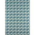 thumbnail image 1 of Momeni  Transitional Baja Egyptian Regional Machine Made Area Rug - Blue - 5 ft. 3 in. x 7 ft. 6 in., 1 of 1