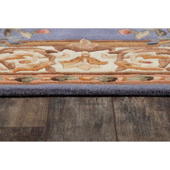 Momeni Transitional Rectangle Area Rug, Blue, 5' X 8'