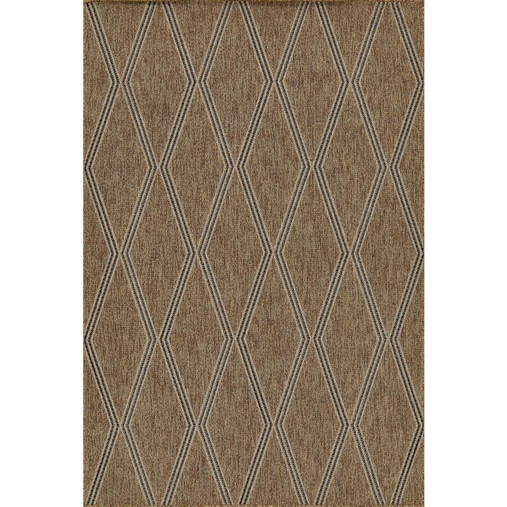 Hampton Basics 6'6" x 9' Modern Natural Synthetic Rug