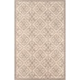 thumbnail image 1 of Momeni Rugs Veranda Collection, Contemporary Indoor & Outdoor Area Rug, Easy to Clean, UV protected & Fade Resistant, 3'9" x 5'9", Taupe, 1 of 5
