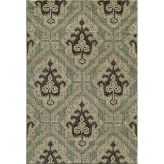 Momeni Vista Polypropylene Machine Made Blue Area Rug 9'6" X 12'6"