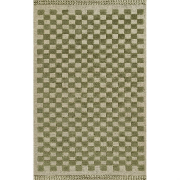 Momeni Willow Collection Indoor Green Area Runner Rug, 2'6" x 8'0" Sized Mat for Living Room, Bedroom, Hallways, and Home Office