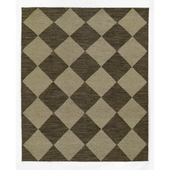Momeni Willow Collection Indoor and Outdoor Brown Area Rug, 10'0" x 14'0" Sized Mat for Living Room, Bedroom, Hallways, and Home Office