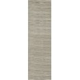 thumbnail image 1 of Momeni Xander Polyester Blend Striped Grey Area Rug 2'3" X 7'6" Runner, 1 of 6