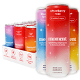 thumbnail image 1 of Moment Botanical Soda Soft Drink (Shark Tank) - SPARKLING Drinks | Fruity Fun | L-Theanine & Ashwagandha for Calm & Clarity | 0 Added Sugar 0 Caffeine | 12-pack, 1 of 5