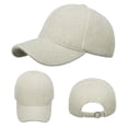 thumbnail image 1 of Only Moment Beige Original Classic Low Profile Baseball Cap Polyester Super Soft Distressed Dad Hat for Men Women - Adjustable Fit with Embroidered Usa Patches One Size, 1 of 5