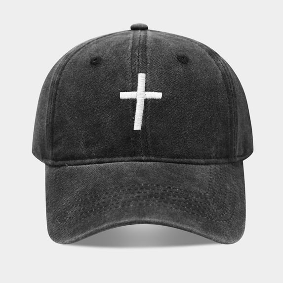 Only Moment Black Unisex Vintage Washed Unstructured Baseball Cap Polyester Cotton Blend Men Women Baseball Cap-Low Profile Adjustable Washed Cotton Golf Dad Hat One Size