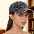 thumbnail image 1 of Only Moment Black Womens Satin Lined Unstructured Baseball Cap Polyester,Cotton Adjustable Snapback Multipack Ball Caps for Custom Embroidery Running Workouts Outdoor One Size, 1 of 6