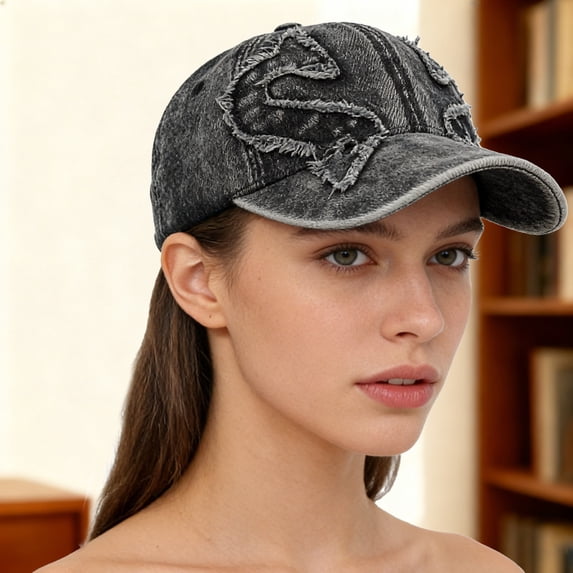 Only Moment Black Womens Satin Lined Unstructured Baseball Cap Polyester,Cotton Adjustable Snapback Multipack Ball Caps for Custom Embroidery Running Workouts Outdoor One Size