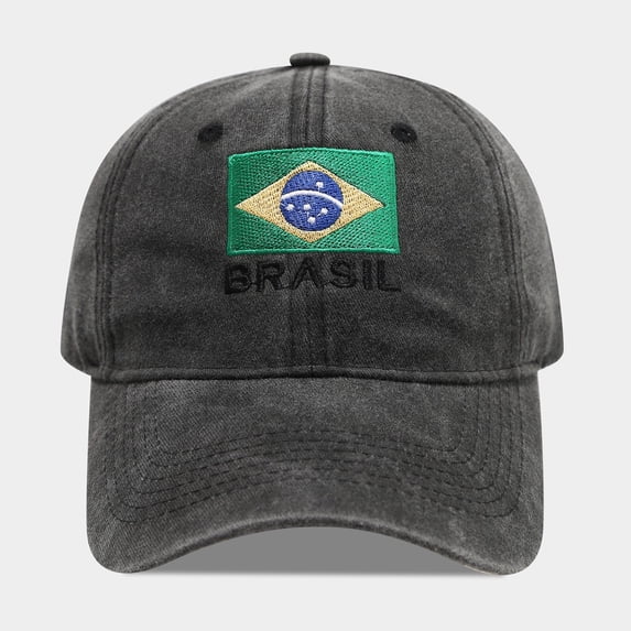 Only Moment Black World Cup Fan Gear Baseball Cap Adjustable Size Polyester Cotton Blend Lightweight Cap for Men & Women, (ofa),Snapback Closure One Size