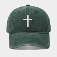 thumbnail image 1 of Only Moment Blackish Green Classic Structured Baseball Cap Polyester Cotton Blend Adjustable Snapback Multipack Ball Caps for Custom Embroidery Running Workouts Outdoor One Size, 1 of 5