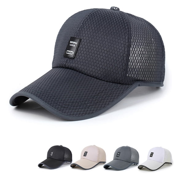 Only Moment Blue Structured Baseball Hats for Men Women Polyester Soft Crown Washed Dad Hat, Oversized Denim Cap for Men Women Golf, Travel, Daily Wear One Size
