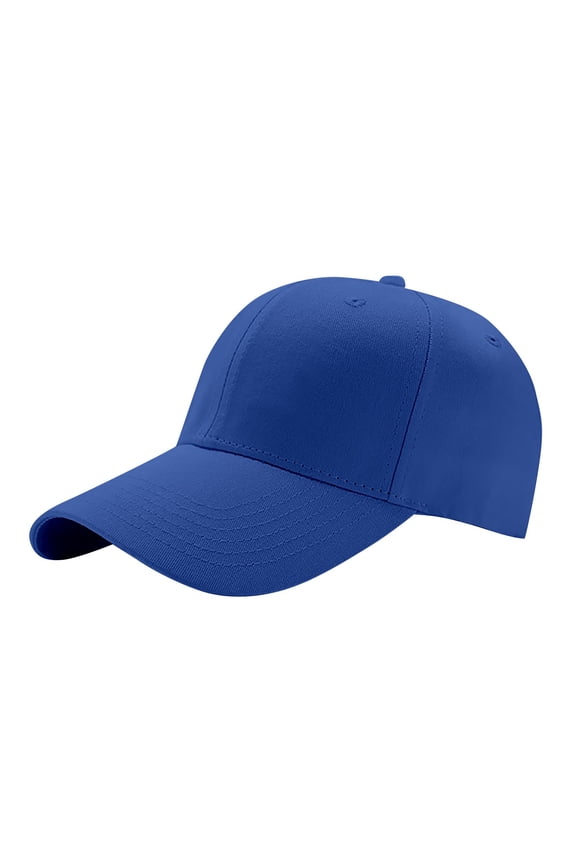 Blue Womens Satin Lined Unstructured Baseball Cap Polyester,Spandex Washed Low Profile Adjustable Hat for Men Women Casual Outdoor Running Golf One Size
