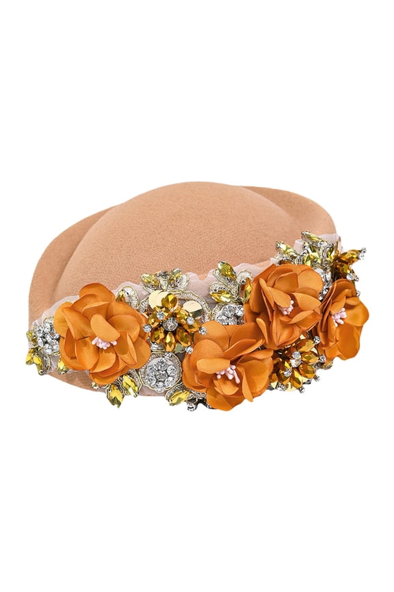 Breathable hat Soft Knitted Wool Beret for Ladies, Solid French Painter Style Cap, Light Warm Artist Headwear for Daily Commute and Cold Seasons Orange,One Size