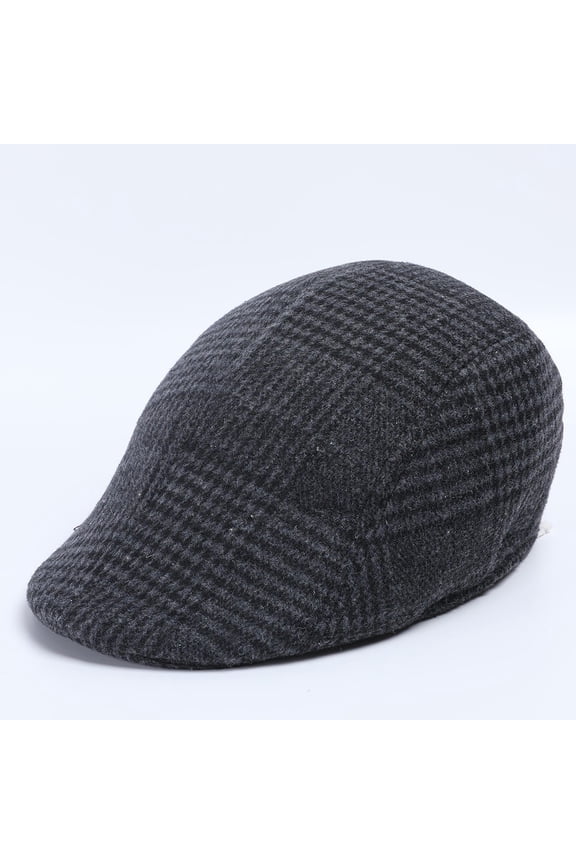 C Vintage Beret Newsboy Cap for Men Polyester Breathable Summer Newsboy Hat Adjustable Beret Ivy Cap Irish Cabbie Driving Hunting Hats One Size
