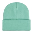 thumbnail image 1 of Only Moment Daily wear headwear Merino Thermal Reversible Beanie, Stylish Cuffed Knitted Skull Hat, Comfort Winter Watch Cap for Unisex Adult Casual Outfits G,One Size, 1 of 6