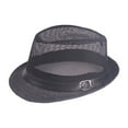 thumbnail image 1 of Only Moment Elastic stretch cap Summer Wide Brim Mesh Soaker Hat, Lightweight Aussie Safari Outback Hat, Men’s Outdoor Sun Protection Fishing Cap Black,A, 1 of 3