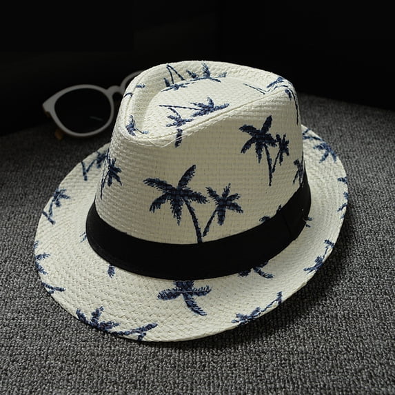 Only Moment Fashion casual cap Men’s Everyday Trilby Fedora Cap, 1920s Retro Short Brim Wool Felt Hat, Classic Jazz Style British Casual Headwear White,One Size