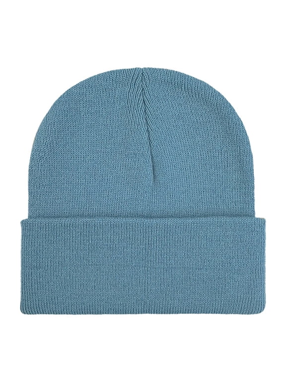 Fashion casual cap Thermal Merino Reversible Cuffed Beanie, Soft Knitted Winter Skull Cap, Warm Breathable Watch Hat for Adults Daily & Ski Activities B,One Size