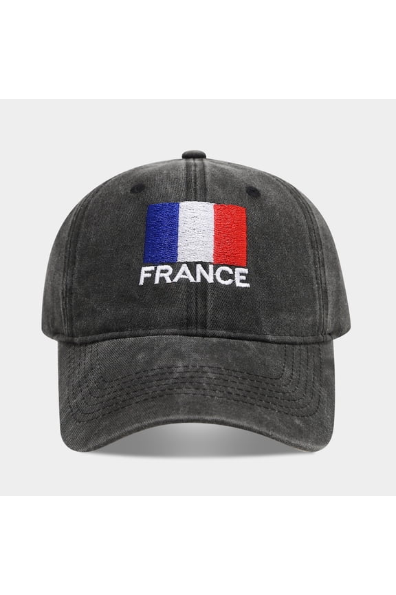 Grey World Cup Fan Gear Men Quick Dry Baseball Cap Polyester Cotton Blend Super Soft Distressed Dad Hat for Men Women - Adjustable Fit with Embroidered Usa Patches One Size