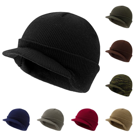 Only Moment Navy Winter Hood with Cap Brim Unisex Vintage Washed Cotton Baseball Cap Knit Adjustable Original Classic Low Profile Cotton Hat Unconstructed Plain Cap Men Women A