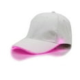 thumbnail image 1 of Only Moment Pink Glowing Baseball Hat Lightweight Quick Dry Baseball Cap Cotton Adjustable Original Classic Low Profile Cotton Hat Unconstructed Plain Cap Men Women One Size, 1 of 2