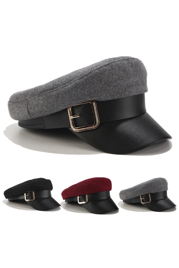 Red Sailor Cap Structured Baseball Hats for Men Women Leather Super Soft Distressed Dad Hat for Men Women - Adjustable Fit with Embroidered Usa Patches One Size