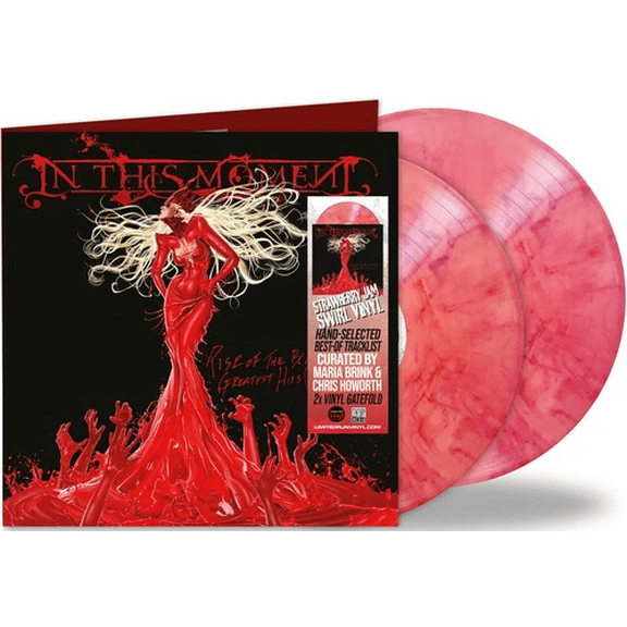 In This Moment Rise of the Blood Legion: Great Hits: Chapter 1 (Limited Edition, Indie Exclusive, "Strawberry Jam" Colored Vinyl) (2 Lp's) Records & LPs