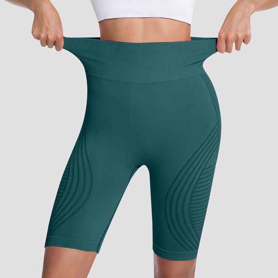 Only Moment Shorts for Women Nylon,Spandex Ankle Pants Athletic Sweatpants Dress Business Slacks with 4 Pockets Yoga Shorts with Pockets Blackish Green,3XL