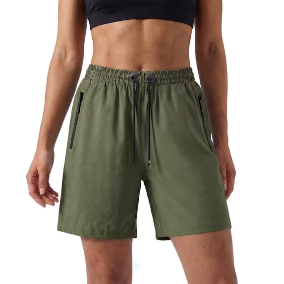 Only Moment Shorts for Women Polyester Ice Silk Summer Casual High Waisted Wide Leg Drawstring Lounge Shorts Comfy 2026 Beach Vacation Clothes Biker Shorts Wowomen Green,3XL