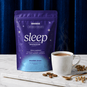 Moment Sleep Powder Shark Tank | Hot Chocolate | Melatonin Alternative | 0 Sugar | Low Calorie | Mushroom Drink | Adaptogens, Reishi, GABA, Magnesium, Chamomile | Keto | Dairy Free | 7 Servings