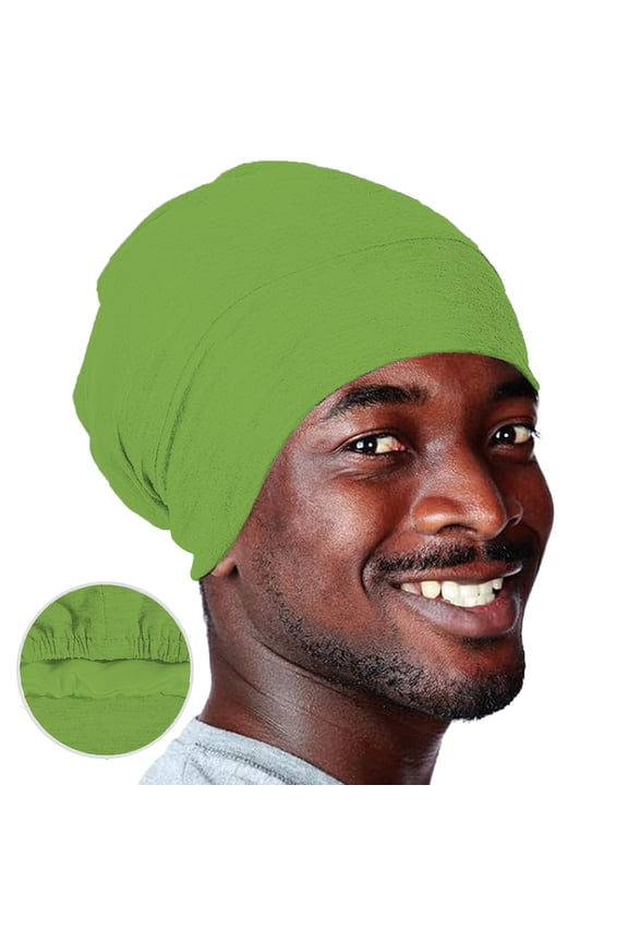 Turbans for Women Chemo Headwear for Women Polyester Pre-Tied Twisted Turbans Head Scarf for Women Hair Wraps Cover Beanie Cancer Chemo Headwear Green,One Size