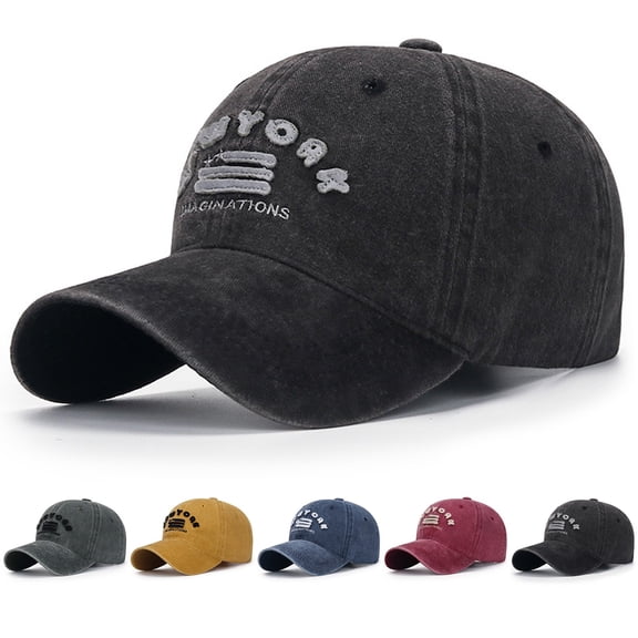 Only Moment A Unisex Vintage Washed Cotton Baseball Cap Cotton Wedding Gifts for Couples, Couple Gift for Anniversary - Matching Couples Baseball Cap Set One Size