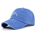 thumbnail image 1 of Only Moment Vintage style hat Portable Quick Dry Baseball Cap, Breathable Mesh Cooling Design, Lightweight Adjustable Trucker Hat for On-the-Go Activities Blue,One Size, 1 of 4