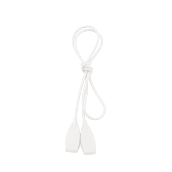 Only Moment White Eyeglass Chain Silica Gel Sunglasses Straps Cords for Men Women- Eyeglass Holders Around Neck - Eyewear String Lanyard Retainer One Size