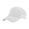 thumbnail image 1 of Only Moment White Mesh Back Hat Lightweight Quick Dry Baseball Cap Papyrus Adjustable Snapback Multipack Ball Caps for Custom Running Workouts Outdoor One Size, 1 of 2