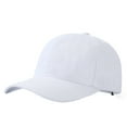 thumbnail image 1 of Only Moment White Womens Satin Lined Unstructured Baseball Cap Polyester Adjustable Snapback Multipack Ball Caps for Custom Running Workouts Outdoor A, 1 of 2