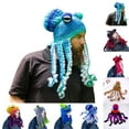 thumbnail image 1 of Only Moment Winter Beanie Daily Hat D Tricky Funny Head Cover polyester Thick Fleece Lined Knit Winter Hat for Men & Women Warm Watch Cap for Cold Weather One Size, 1 of 5