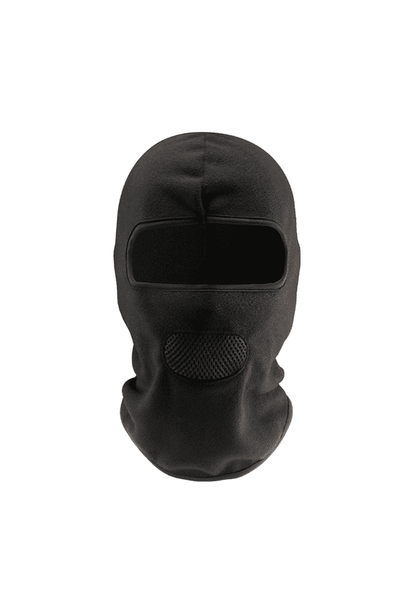 Winter warm hat Windproof Warm Fleece Cap Breathable Open Top Headgear, Down Lined Winter Hat with Full Face Coverage for Skiing Cycling Outdoor Sports Black,One Size