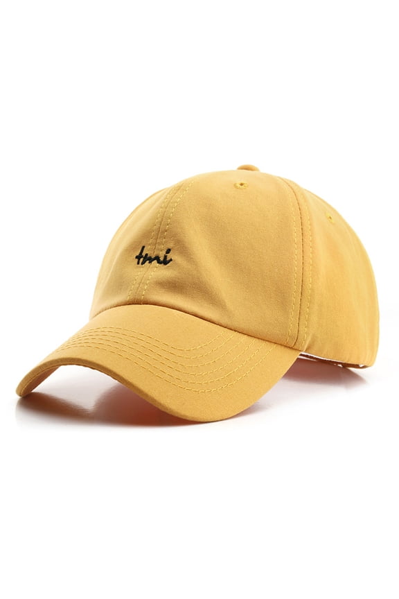 Yellow Baseball Cap Blank Trucker Hats Pu Super Soft Distressed Dad Hat for Men Women - Adjustable Fit with Embroidered Usa Patches One Size