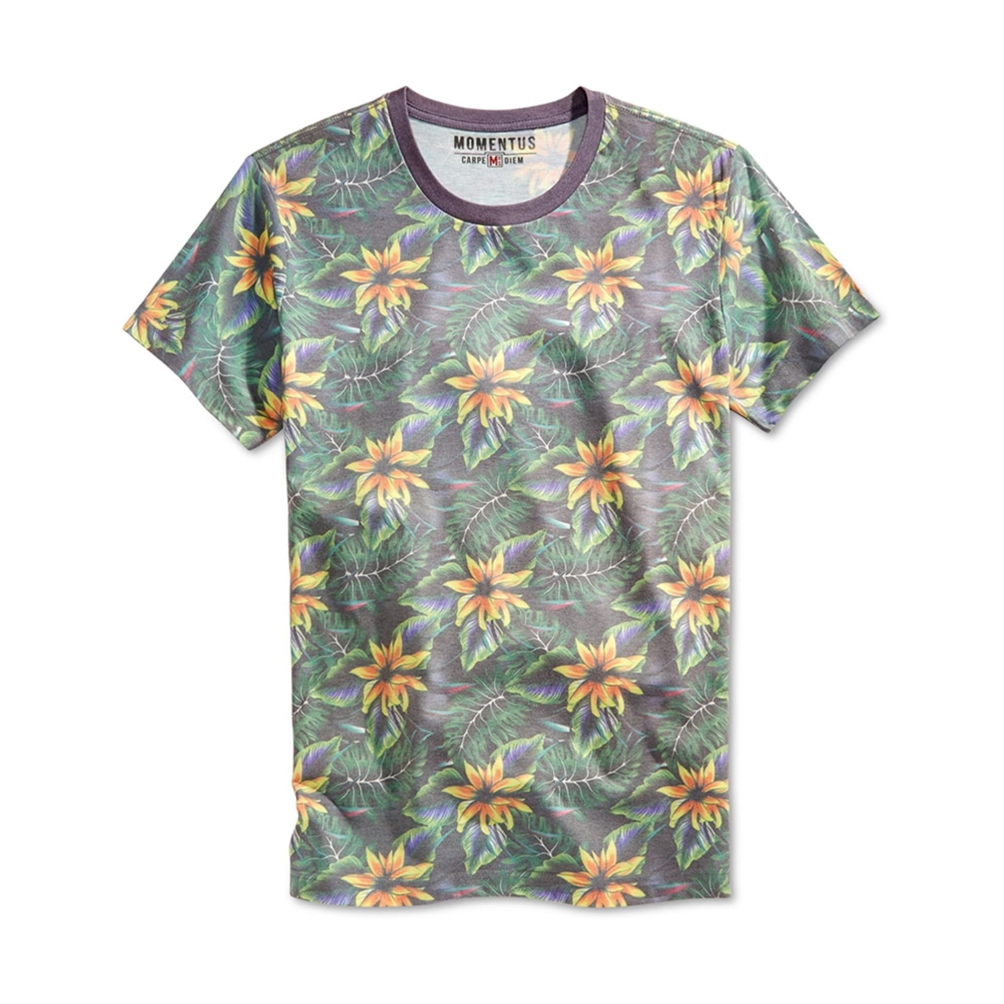 floral graphic tee mens