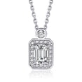 thumbnail image 1 of MomentWish Moissanite Sterling Silver Necklaces for Women, Wedding Anniversary Birthday Gifts For Her, 1 of 9