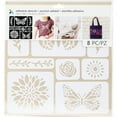 thumbnail image 1 of Momenta Adhesive Fabric Stencil - Butterflies, 10'' x 10'', 1 of 2