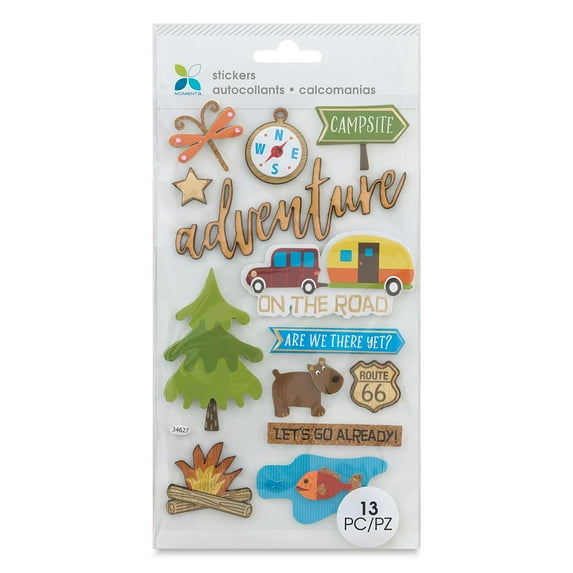 Momenta Mix Media Stickers - Enjoy